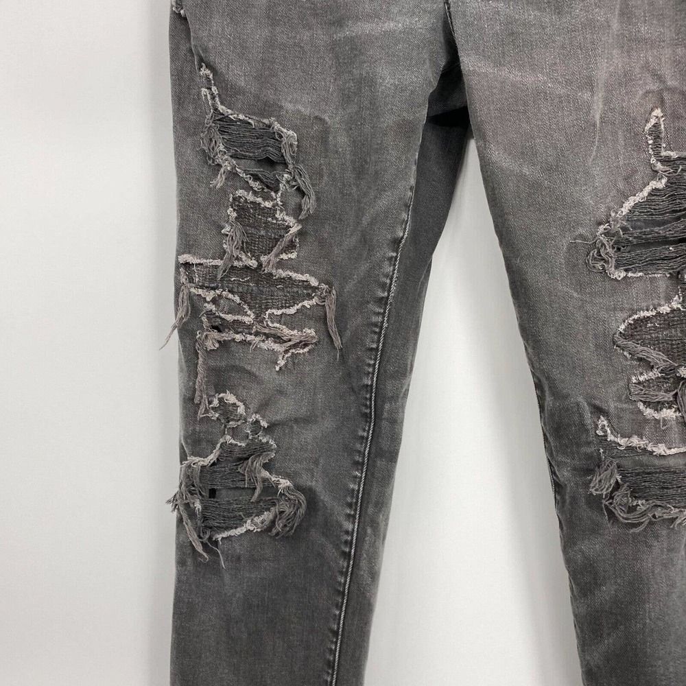American Eagle Men's Jeans 29x32 Next Level‎ Flex Distressed Denim Faded Black - Picture 2 of 10